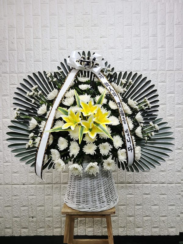 인천적십자병원장례식장 영정 바구니